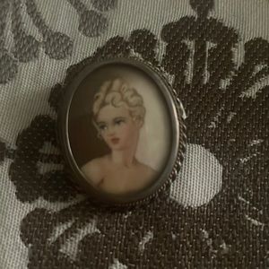 Sterling silver brooch